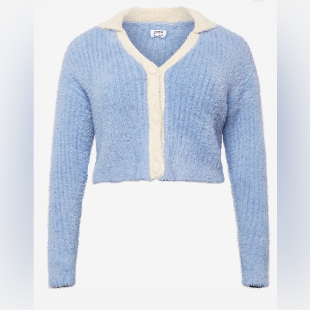 Cotton-on, Collar Fluffy Rib Ca